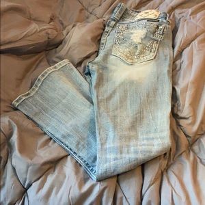 Miss Me  bootcut jeans size 28 short.  29 inseam